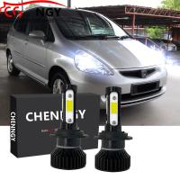 ราคา New ชุดหลอดไฟหน้ารถยนต์ LED V4 6000K สีขาว แบบเปลี่ยน สําหรับ Honda Jazz GD 2003 2004 2005 2006 2007 2008 2009 1 คู่ (20198054210)