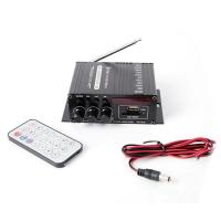 ราคา AK370 Home Digital Amplifier Mini Hifi Bluetooth Audio Power Amplifier for SD Card U Disk Aux Speaker Mp3 Stereo Sound (19121793830)