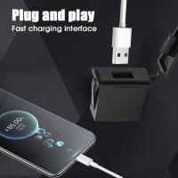 ราคา อะแดปเตอร์ QC3 0 2 4A 5V ช่องเสียบสายชาร์จรถ USB เดี่ยวทรงสี่เหลี่ยมขั้วต่อชาร์จพอร์ตกันน้ำ USB (18851935318)