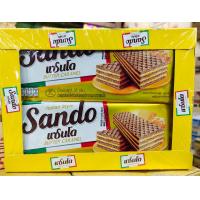 ราคา เวเฟอร์สอดไส้ครีมรสบัตเตอร์คาราเมล ตรา แซนโด Sando บรรจุ 12 ซอง แพค (15889819567)
