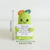 ราคา Jsej ตุ๊กตาสร้อยคอแบบเชือกถักขนสัตว์ของตกแต่งผลไม้ผ้าโครเชต์ถักมือ1ชิ้นตุ๊กตามันฝรั่งผักผลไม้แสดงสีหน้าตลกตุ๊กตาถักมือพลังงานบวกผลไม้และผักประดิษฐ์การ์ตูนน่ารัก (20861430915)