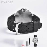 ราคา ถุงมือยางนิ่มสำหรับผู้ชายสายนาฬิกาข้อมือ Cartier Ballon Bleu ขนาด20X11มม 20X12มม 22x1 4สร้อยข้อมือระบายอากาศ (19658217054)