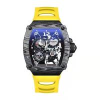 ราคา RM Hengbaoluo นาฬิกาข้อมือคาร์บอนไฟเบอร์กลวงสำหรับผู้ชายนาฬิกากลไกอัตโนมัติเต็มรูปแบบส่วนบุคคลทรงกระบอกสี่เหลี่ยมนาฬิกาสำหรับผู้ชายกันน้ำเรืองแสง (21282753886)