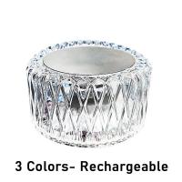 ราคา Vivalux LED โคมไฟรังนกแบบชาร์จไฟได้ RGB 16สีโคมไฟตั้งโต๊ะคริสตัลอะคริลิคสร้างสรรค์ไฟตกแต่ง Ins สไตล์บรรยากาศโคมไฟตั้งโต๊ะ (16282582370)