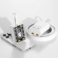 ราคา พาวเวอร์แบงค์ แบบใส ความจุเยอะ 2000mAh ขนาดเล็ก ลายการ์ตูนพังก์ ชาร์จเร็ว (21047250705)