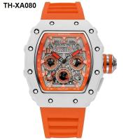 ราคา Limited edition large dial multi functional three eye watch six hand running seconds fully automatic watch couple Miller watch non mechanical (20578045785)