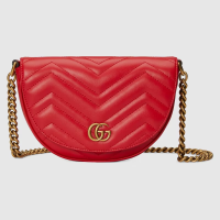 ราคา Gucci กระเป๋า GG MARMONT MATELASSÉ CHAIN MINI BAG Shoulder bags (21228299486)