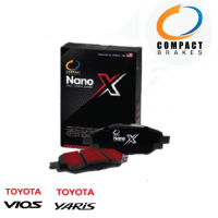 ราคา COMPACT NANO X ผ้าเบรค TOYOTA VIOS YARIS โตโยต้า วีออส ยาริส (14506840925)