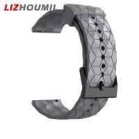 ราคา LIZHOUMIL Football Pattern Watch Strap Multi color Silicone Universal Wristband Compatible For Samsung Watch4 Huawei Watch Gt2 Pro (20762240123)