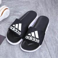 ราคา Original Adidas air cushion slippers men and women sports leisure non slip sandals outdoor beach thick bottom slippers (1914724234)