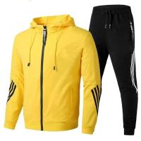 ราคา Custom logo tracksuit man two piece set mens outfits hoodie sweatpants jogging sport suit atumn sweatsuits jogger sportswear set (11796422541)