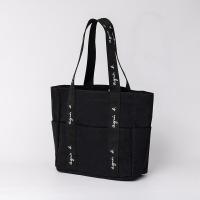 ราคา MAY T Japans new simple letter cotton linen thick large capacity tote bag canvas shoulder bag (19019465187)