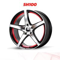 ราคา ล้อแม็กรถเก๋ง 5รู NAYA รุ่น EVEREST 11 18x8 0 ET 40 สีหน้าเงาร่องดำท้องแดงกลึงตัวหนังสือ ราคาต่อ 2วง (18916031217)