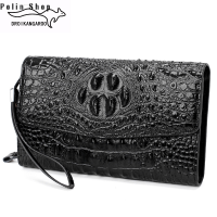 ราคา Polin Shop กระเป๋าคลัชสำหรับผู้ชายกระเป๋าคลัทช์หนังจระเข้ทำจากไมโครไฟเบอร์กระเป๋าคลัตช์ความจุขนาดใหญ่ไม่เป็นทางการใหม่ทันสมัย (20498551710)