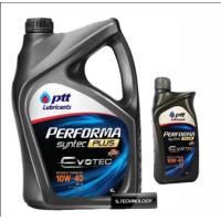 ราคา น้ำมันเครื่องปตท PTT PERFORMA SYNTEC PLUS Evotech 4L 4 1L เครื่องยนต์เบนซินกึ่งสังเคราะห์สูตรใหม่คุณภาพสูง 10W 40 (21292746355)