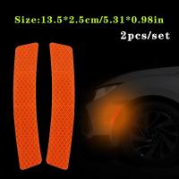 ราคา แถบสติ๊กเกอร์เพื่อความปลอดภัยสะท้อนแสงสำหรับรถยนต์2ชิ้น เซ็ตสติกเกอร์สะท้อนแสงสำหรับเขียนคิ้วล้อรถ (21170508501)