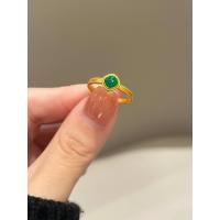 ราคา แหวนหยกฝังผนังสำหรับผู้หญิงแบบวินเทจใหม่แหวนหยกหอคอยน้ำตาลแหวนแบบปรับขนาดได้สำหรับผู้หญิง XYP (21100054948)