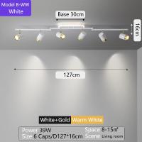 ราคา Ming Ben ไฟส่อง LED โลหะแอลอีดี6ดวงพร้อมรางหมุนได้แสงอุ่นสีขาวสปอร์ตไลท์เพดาน220โวลต์สำหรับห้องนั่งเล่นสโตร์ (19773851936)