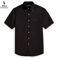 ราคา Original Ralph Lauren shirt short sleeve white color male High End wearing of formal put for special work slim size trend Oxford Paul shirt short sleeve (19720350642)