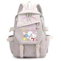 ราคา กระเป๋าเป้ลาย Hello Kitty กระเป๋านักเรียนสีดำสีน้ำเงินเด็กผู้หญิงเด็กผู้ชายกระเป๋านักเรียนลายการ์ตูนกระเป๋ากันน้ำสำหรับผู้หญิงของขวัญสำหรับเด็ก (20065107650)