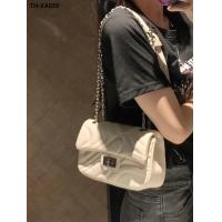ราคา Little sense of the ins senior bag some embroidery thread lock chain shoulder fashion joker inclined (19128875261)