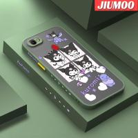 ราคา JIUMOO เคสสำหรับ OPPO F5 F5 Plus เคส F7 F5วัยรุ่นลายการ์ตูนน่ารัก Kuromi มีน้ำค้างแข็งโปร่งใสแข็งขอบสี่เหลี่ยมด้านข้างลายกล้องปลอกซิลิโคนกันกระแทกเคสนิ่ม (20862022456)