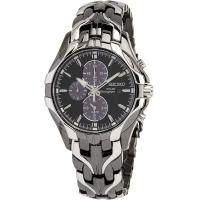 ราคา Seiko Mens SSC139 Excelsior Gunmetal and Silver Tone Stainless Steel Solar Watch (16575607944)