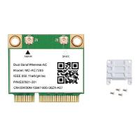 ราคา 1200Mbps Wireless MC AC7265 Dual Band Mini Mini PCIe Wifi Card PCI E WiFi Card Bluetooth 4 2 802 11Ac Dual Band 2 4G 5Ghz Adapter for Laptop (19678507572)