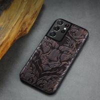 ราคา Elewood For Samsung S21 Plus Ultra Wood Cases iPhone 13 11 12 Pro Mini SE 2020 7 8 Plus Xr Xs Max Wooden Shell Ebony Phones Hull (12110312302)