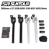 ราคา SR Suntour NCX อานจักรยานเบาะนั่งหลักอานจักรยานภูเขาจักรยานขนาด350Mm 27 2Mm 30 1Mm 30 4Mm 31 6Mm 33 9Mm เสาที่นั่งสีดำ (7686436867)