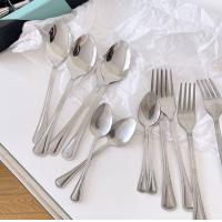 ราคา Kitchen pro cutlery set ชุดช้อนส้อมสแตนเลส 1 ชุดมี ช้อน 4 ชิ้นส้อม 4 ชิ้นช้อนกาแฟ 4 ชิ้น (15871722364)
