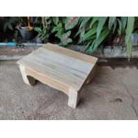 ราคา ตั่งขาคู้ไม้สัก ขนาด 30x40x19 5ซม โต๊ะวางพระขาคู้งานไม้ดิบยังไม่ทำสี (14241762164)