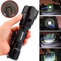 ราคา 5000LM XML T6ไฟฉาย LED 18650ไฟฉายแบบปรับขยายได้โคมไฟ5โหมด (20652733944)