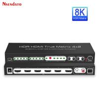 ราคา HDMI True 2 1 Matrix Switch 4K 120Hz 8K 4x 2สวิทซ์แยก HDMI 4K 120Hz HDR 10 8K Matrix HDMI สำหรับ Dolby Atmos CEC ARC PS5 XBOX (20087368369)