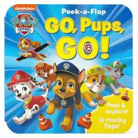ราคา หนังสืออังกฤษใหม่ Paw Patrol Go Pups Go Peek a flap Board Book Hardcover (20884549228)