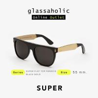 ราคา รุ่นฮิตพิเศษ แว่นกันแดด SUPER by RETROSUPERFUTURE รุ่น SUPER FLAT TOP FRANCIS BLACK GOLD SIZE 55 ทรงเหลี่ยมกลม คลาสสิค ขาทอง สุดฮิต (21350336699)
