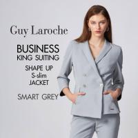 ราคา Guy Laroche แจ็คเก็ตทำงานผู้หญิง คิง สูทติ้ง ทรงเข้ารูป สีเทา GAGXGY (21302519865)