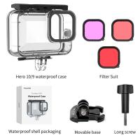 ราคา เทเลซินซองกันน้ำ60ม สำหรับ Gopro Hero 11 10 9ฝาปิดมีฟิลเตอร์ดำน้ำอุปกรณ์เสริมกล้องแอคชั่นแคมเมรา (20147900213)