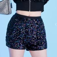 ราคา CALLING COSTUME แจ็คเก็ตมีฮู้ดปักเลื่อม มีซับซิปหน้า Jacket CL185 กับ กางเกงปักเลื่อม มีซับเอวยืด Short CL186 (20490650486)