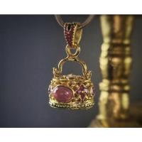 ราคา พร้อมส่ง จี้กระเป๋า เงินเเท้พลอยเเท้ชุบทองลงยา (16906177242)