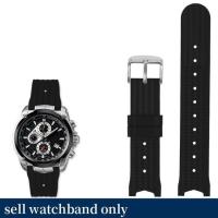 ราคา สายนาฬิกาสำหรับ Casio Edifice Series EF 524D 524sp ยางซิลิโคนดัดแปลงอุปกรณ์เสริมสายนาฬิกาสแตนเลส (19646393485)