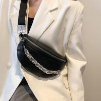 ราคา กระเป๋าคาดเอวสายโซ่แฟชั่นกระเป๋าคาดอกหนังและที่คาดเอวสำหรับเก็บของสะพายไหล่สำหรับผู้หญิงกระเป๋าถือกระเป๋าสะพายหน้าอกผู้หญิงมีดีไซน์กระเป๋าคาดเอว (19778791849)