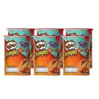 ราคา พริงเกิลส์ มันฝรั่งทอดกรอบ กลิ่นปลาหมึกย่างรสเผ็ด 42 กรัม x 6 กระป๋อง รหัส 862669 (19047913402)