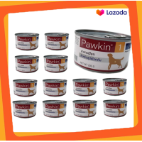 ราคา 24 กระป๋อง Pawkin 1 พาวกิ้น อาหารสุนัข สำหรับ สุนัข ป่วยโรคตับ บำรุงตับ 200 กรัม (16711972685)