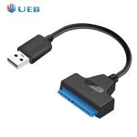 ราคา สายแปลงอะแดปเตอร์ USB 2 0เป็น SATA 22pin สำหรับฮาร์ดไดรฟ์2 5in HDD SSD (16578565792)