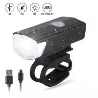 ราคา ไฟติดจักรยานLED USB ไฟจักรยาน หน้า ไฟติดรถจักรยาน ไฟฉายจักรยานชาร์จไฟ Bicycle LED Light Waterproof USB (15908744826)