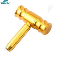 ราคา ปุ่มปรับที่จับเกียร์รูปตัวทีสำหรับรถยนต์ดีไซน์เครื่องบินอะลูมินัมอัลลอยจอยสติ๊กเกียร์ธรรมดาอะไหล่แต่ง (18319807978)