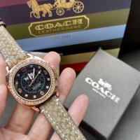 ราคา Caoch leather watch with paper manual book paper bag (16487115881)