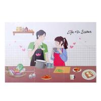 ราคา สติกเกอร์กันน้ำมันสำหรับใช้ในครัวสติ๊กเกอร์ติดกระเบื้องสติ๊กเกอร์ฝาพนังรูปการ์ตูนเตาอลูมิเนียมฟอยล์ทนอุณหภูมิสูงติดเอง (20556539173)