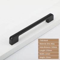 ราคา มือจับประตูตู้รองเท้า ลิ้นชัก ตู้ไวน์ ตู้กับข้าว ขนาดเล็ก สไตล์ยุโรป โมเดิร์น มินิมอล สีดํา (18168271663)